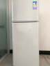 TCL 118升迷你双门养鲜小冰箱白色 均匀制冷 低音环保 宿舍租房小型节能冰箱 BCD-118KA9芭蕾白 实拍图