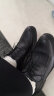 红蜻蜓软底男鞋系带商务圆头休闲鞋正装皮鞋男德比鞋  WTA5712黑色 40 实拍图