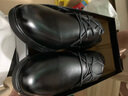 MANIYADAISHU男士商务正装皮鞋时尚西装系带英伦百搭圆头工作结婚商务休闲皮鞋 黑色 40 实拍图