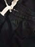 Foss Phil裤子男士春夏季宽松垂感冰丝休闲长裤运动阔腿直筒裤2311黑色3XL 实拍图