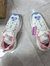 斯凯奇（Skechers）奶茶熊1代丨春夏女鞋运动鞋缤纷撞色新款复古增高老爹鞋休闲鞋潮 白桃冰淇淋/NTPK 37 (37码及以下参考选择大半码) 实拍图