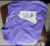 艾路丝婷夏装新款T恤女短袖上衣韩版修身体恤TX3560 紫色V领 XL 实拍图