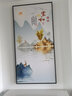 墨派（Mopai）玄关装饰画竖版现代简约走廊过道背景墙壁画入户轻奢挂画免打孔 洪福齐天 70*140cm晶瓷+铝合金边框 实拍图
