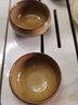 下功夫冰裂纹茶杯单杯小茶杯家用功夫茶具整套装陶瓷茶杯茶盏水杯品茗杯 黄色冰裂杯 实拍图