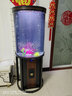 hailiy新款半圆形客厅小型鱼缸免换水亚克力落地鱼缸水族箱轻奢 黑色 奢华套餐(干湿分离底滤)半圆58cm 实拍图