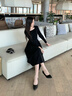 Thinkwell女鞋单鞋工作鞋女通勤高跟鞋黑色小皮鞋尖头正装百搭上班职业鞋软 3厘米 3cm HM4003 35 实拍图