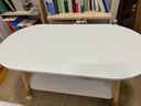 爱家猫 LOVEHOODCAT茶几小户型家用小桌子卧室出租屋客厅边桌简易现代茶桌沙发小茶几 【板材加厚15mm】暖白120 实拍图