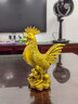 百纳源 大公鸡摆件 铜公鸡金鸡铜鸡的摆件黄铜金钱鸡家居饰品 2#精品福字鸡+礼包 实拍图