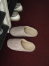 果洛菲日式家居室内春秋男女拖鞋大码防滑地板棉拖鞋冬 咖啡色 40-42  晒单实拍图