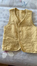 童泰（TONGTAI）婴儿马甲秋冬季纯棉保暖男女宝宝衣服加厚背心外出坎肩马夹 黄色 66 码(建议3-6个月身高60-68cm) 实拍图