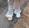 斯纳菲儿童皮鞋春秋宝宝公主鞋舒适学步鞋小兔子女童透气单鞋奶油白23 实拍图