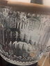 乐唯诗 玻璃碗欧式复古浮雕玻璃碗早餐碗甜品牛奶燕麦碗网红水果沙拉碗 1只 | 带盖带勺浮雕带把早餐碗 实拍图