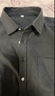 真维斯（Jeanswest）长袖衬衫男春秋季韩版潮流男款时尚外套百搭休闲衬衣男免烫 黑色长袖+灰色长袖 XL 【建议120-140斤】 实拍图