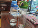 乐基因（nalgene）户外运动水杯塑料骑行随手杯子男女学生大容量便携直饮美国进口 5565-4024透明莹彩绿 650ml 实拍图