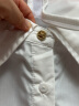尚都比拉优雅气质休闲通勤衬衫女夏季设计感上衣五分袖白衬衣 白色 S  晒单实拍图