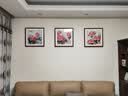 紫腾随轩新中式牡丹花开富贵装饰画客厅餐厅背景墙画卧室床头挂画壁画 图14 50*50cm（有机玻璃） 实拍图