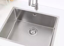 普乐美（primy） 厨房洗菜盆大单槽小水槽304不锈钢加厚淘菜盆家用台上台下盆 54*44cm窄边-标配款 -不含龙头 实拍图