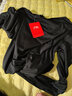 李宁紧身衣男秋冬运动长袖健身衣压缩跑步篮羽毛球高弹训练服打底上衣 纯黑色紧身衣【高弹/速干/透气】 3XL 实拍图