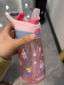 contigo康迪克 儿童吸管水杯夏季便携户外运动水杯450ml粉色HBC-STR141 实拍图