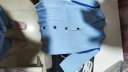 欧时力（ochirly）新款春装V领撞色挖空排扣修身短袖针织外套女 浅蓝690 M 晒单实拍图