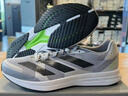 adidas adizero RC 4训练备赛竞速轻盈薄底日常体测跑鞋阿迪达斯   白色/黑色/浮点灰   46 实拍图