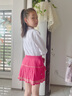 衣诺坊儿童衬衫白色长袖衫衣六一演出服打底衫女童衬衫大合唱T恤 实拍图