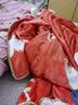 雅鹿 7斤加厚牛奶绒四件套法兰绒珊瑚绒床单裙冬季被套双面床上用品 灰色主义 1.5m床四件套 床裙款 （被套200*230cm） 实拍图