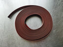顶谷防盗门密封条进户门隔音条门缝防风条门框防撞条门边贴入户门胶条 L型密封条6米棕【硅胶发泡】 实拍图