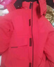 雪中飞羽绒服鸭绒男女士可拆卸帽中长款休闲时尚情侣潮牌冬装外套过年红 红色 2XL (185) 实拍图