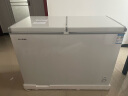 美菱(MELING)278升 商用家用冰柜 冷藏冷冻双温双箱冷柜 蝶形门大容量卧式冰箱 以旧换新 BCD-278AZ 实拍图