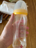 贝亲奶瓶ppsu 婴儿奶瓶 防胀气奶瓶新生儿宽口径防摔奶瓶 330ml 9-12月 自带LL+3L 实拍图