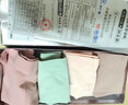 维彩菲 简约抗菌女士内裤纯色中腰三角裤无缝舒适高弹亲肤透气女内裤 【肤色+粉色+绿色+粉灰】 盒装 4条 均码 （80-135斤） 实拍图