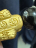CEMNI千年珠宝 黄金貔貅手链男足金999转运珠手串女3D硬金玛瑙手链礼物 1貔貅+12mm玛瑙【约2g】中版 实拍图