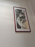 迅典泰山日出国画山水画客厅装饰画办公室挂画风水靠山沙发背景墙字画 a款泰山日出 实木带框63*123厘米 实拍图