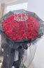 花递鲜花速递99朵玫瑰花束生日礼物送女友老婆北京上海全国同城配送 99朵玫瑰-皇冠款|JD140 平时价 晒单实拍图