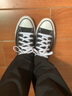 匡威（Converse）男鞋女鞋新款ALL STAR帆布鞋经典潮流低帮情侣鞋百搭休闲运动鞋 101001 黑色【店长力荐】 39 实拍图