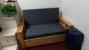 新铝途多功能客厅推拉可折叠双人收纳沙发床两用创意实木坐卧沙发床两用 1.45m 椰棕款【带1储物箱】 储物款 实拍图