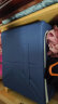 百草园抗菌牛津布艺收纳箱衣服棉被整理箱储物箱盒百纳箱66L蓝3个装 实拍图