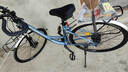 飞鸽（FG FLYING PIGEON）铝合金长途旅行车自行车公路车700C成人男女大中学生车跑车 旅途-蓝图30速-线碟-灰色 实拍图