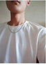 芯奢项链男士潮蛇骨链项链男潮链子细百搭男生锁骨链学生气质百搭男生 实拍图