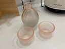 诺生集品 日本广田硝子手工玻璃樱花清酒酒具带托盘和风日式清酒壶酒杯套装 一壶2杯 酒杯套装 实拍图