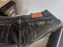 真维斯（JEANSWEST）牛仔裤男青年秋冬男士牛仔裤宽松直筒长裤弹力休闲长裤子男烟灰30 实拍图