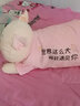 猪公仔小猪毛绒玩具趴趴猪长条睡觉抱枕陪睡布娃娃定制玩偶布娃娃生日礼物送女生七夕礼品 粉猪（世界那么大，刚好遇见你） 80厘米（羽绒棉填充，不易变形） 实拍图