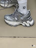 CHERY KALLY【戚薇同款】轻奢银色老爹鞋女2025秋冬新款运动厚底女鞋子 CHERY&KALLY 银色 38 【脏脏鞋】 实拍图