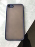 乔致 苹果7手机壳iPhone7磨砂壳ip8肤感撞色保护套iPhone8防摔平果七全包边苹果八拼色潮 iPhone7/8【经典黑】肤感磨砂壳 实拍图