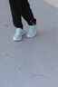 Skechers斯凯奇儿童运动鞋秋冬镭射熊猫鞋轻便防滑大童男女跑步鞋302576L 浅蓝色/薰衣草色/LBLV/镭射 34 实拍图