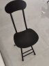京挚折叠桌子折叠餐桌麻将桌家用户外简易便携式手提桌 JZ-302黑木纹2把 实拍图