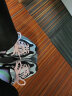 斯凯奇（Skechers）复古老爹鞋厚底增高休闲运动女鞋13143黑色/灰色35 实拍图