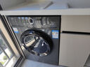 海尔（Haier）滚筒洗衣机全自动10KG 一级变频 525大筒 537超薄平嵌 蓝盾除菌 面板升级 20年防生锈XQG100-L58H1 实拍图