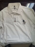 皮尔卡丹（pierre cardin）男装长袖t恤男士2024翻领宽松中年男装POLO 衫上衣服 A88白色【高品质款】 XL 【建议130-155斤】 实拍图